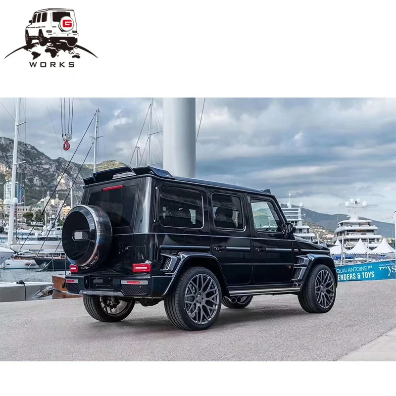 

STLF2019year~G Class W464 G63 G350 G500 G550 Dry Carbon Rear Spoiler for G63 G350 G500 G550 W464 Rear Wing