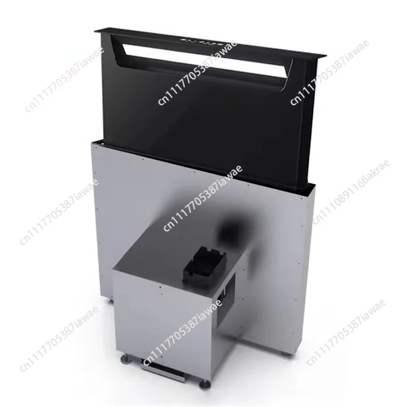 Hidden countertop automatic lifting range hood Open invisible range hood