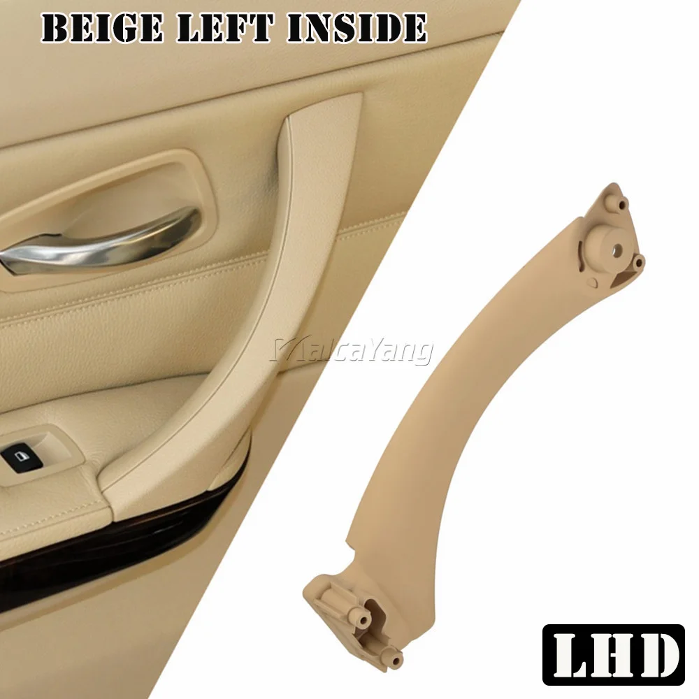 Car Left/Right Interior Inner Door Armrest Panel Handle Pull Trim Cover For BMW 3 series E90 E91 316 318 320 325 328 330 I7T8