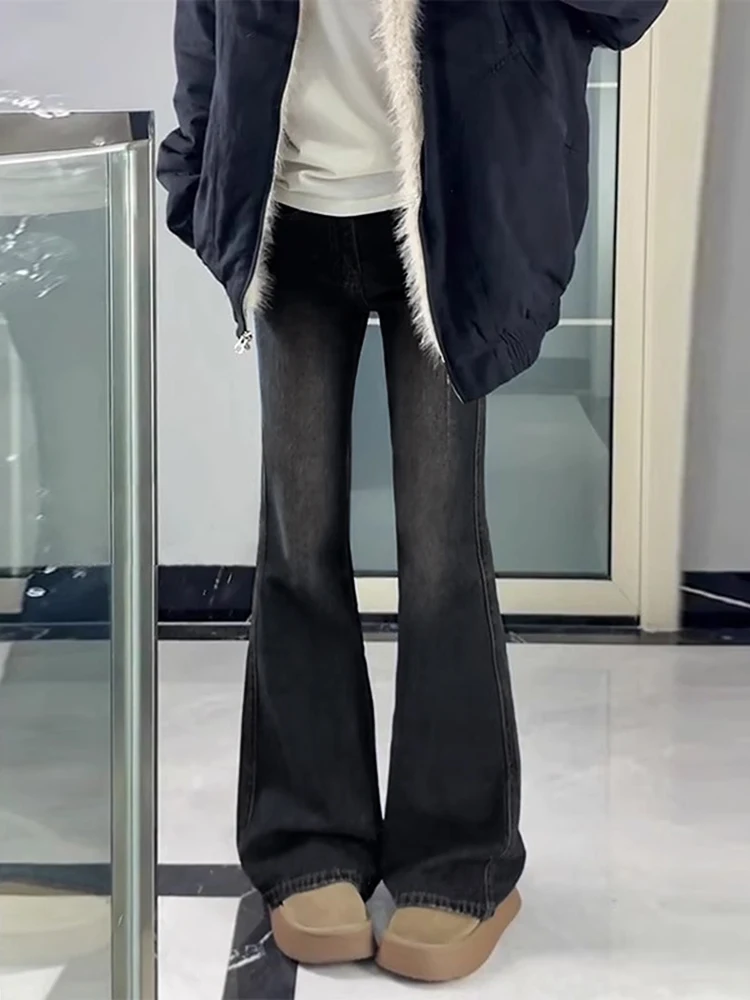 

High Waist Wide Leg Jeans Women's Spring Fashion Slimming Large Size Loose Straight Cut Trousers Casual Style Jeans