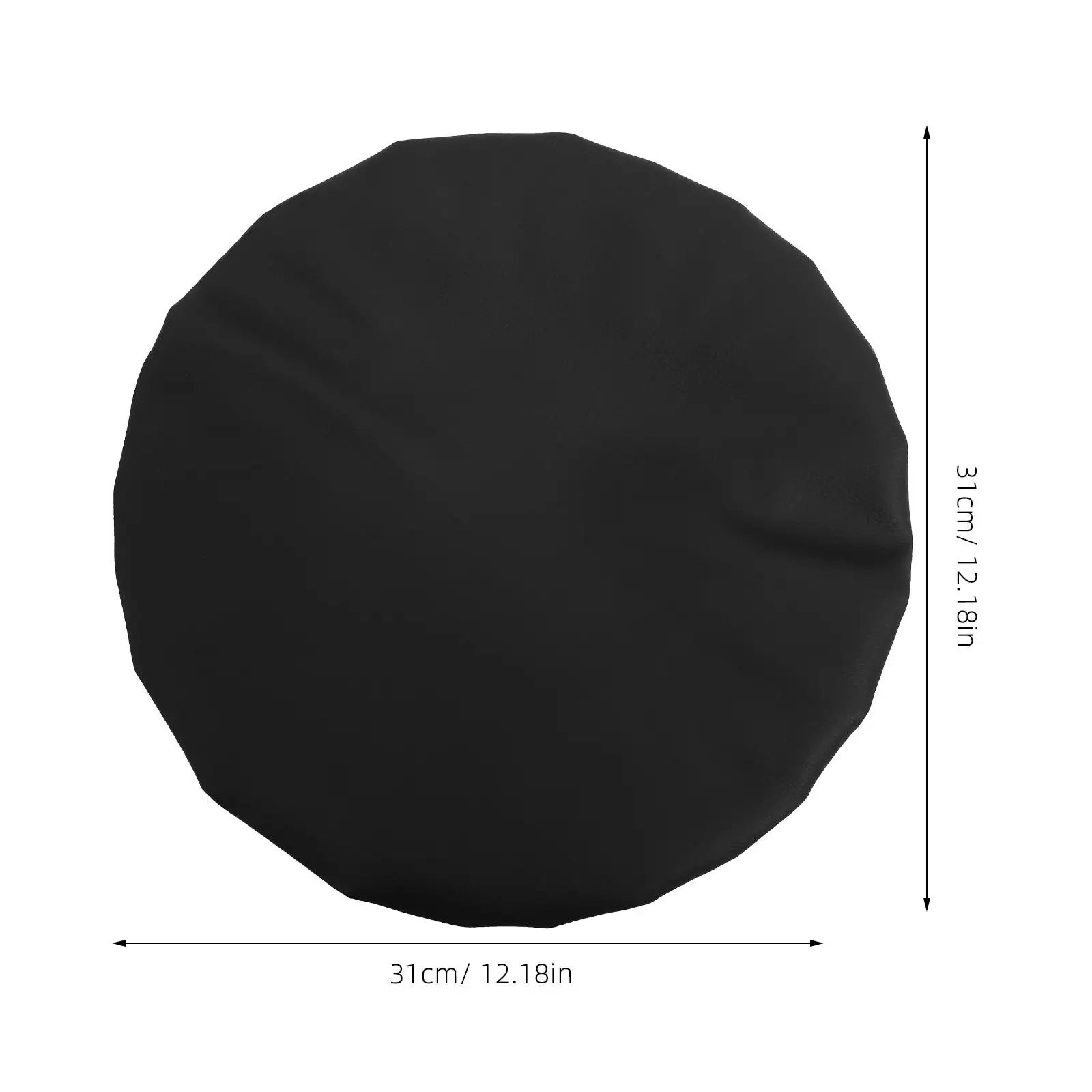 

Bar Chair Cover for Round Stool 28-33cm Diameter Brown Elastic Band Comfortable Easy Clean Dining Kitchen Bar Pub