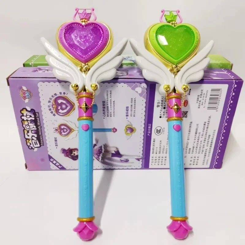 Hot Catch Teenieping Toy Music Mirror Box Love Princess Child Magic Wand Cosplay Props Princess Magic Wand Props Christmas Gift