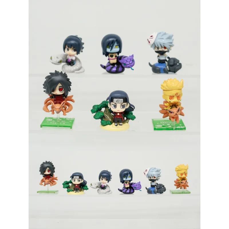 Petit Charaland Naruto Shippuden Figure Uzumaki Naruto Uchiha Sasuke Hatake Kakashi Haruno Sakura Blind Box Toy