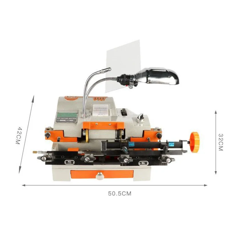 100E double-head key machine with key copying machine multi-function manual key precision milling machine horizontal key machine