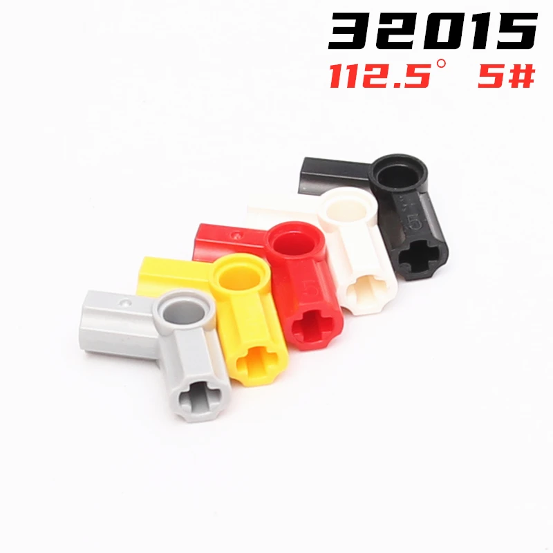 

Rainbow Pig MOC Particles 32015 41488 High-Tech Axle and Pin Connector Angled #5 - 112.5° Building Blocks Parts Kids DIY Toys