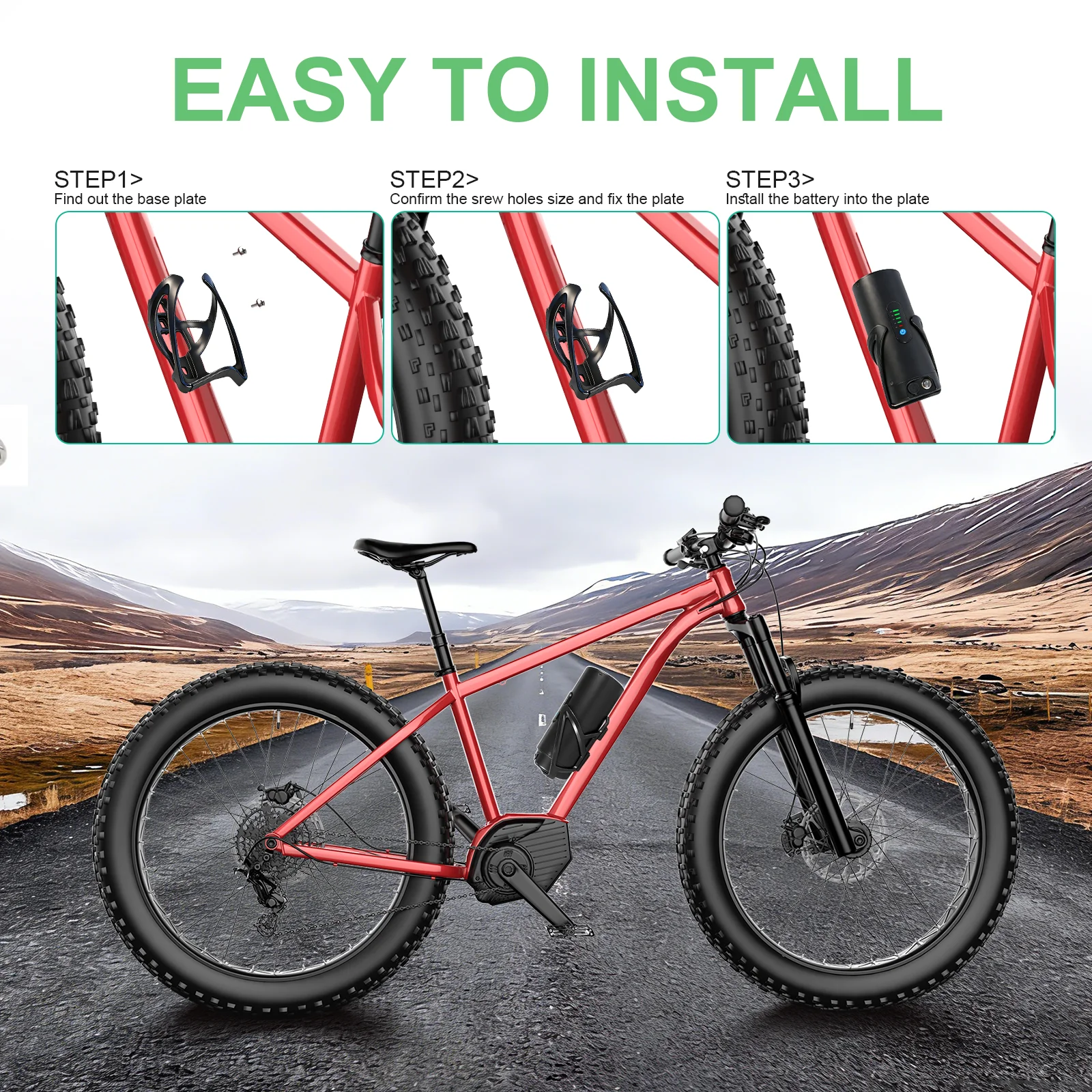 UNIT PACK POWER Flaschen-E-Bike-Akku 36V 7Ah 48V 10,5Ah Elektrofahrrad-Batteriepack für Bafang Tongsheng 500W 350W 250W Motor – Detail 8