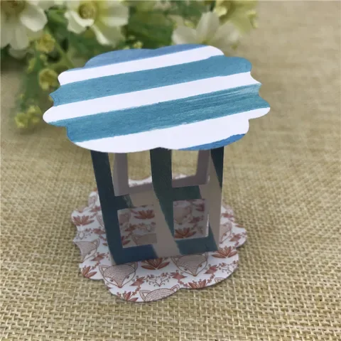 

3D Frame gate box House Metal Cutting Dies Stencils Die Cut for DIY Scrapbooking Album Paper Card Decorative Crafts Party