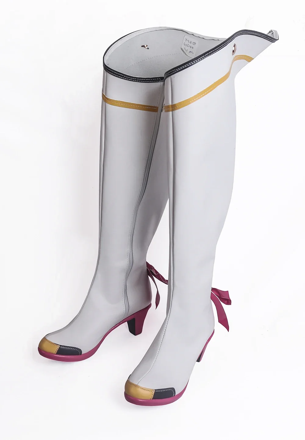 The IdolMaster Stella Stage Takane Shijou White Boots Cosplay Shoes Custom Made