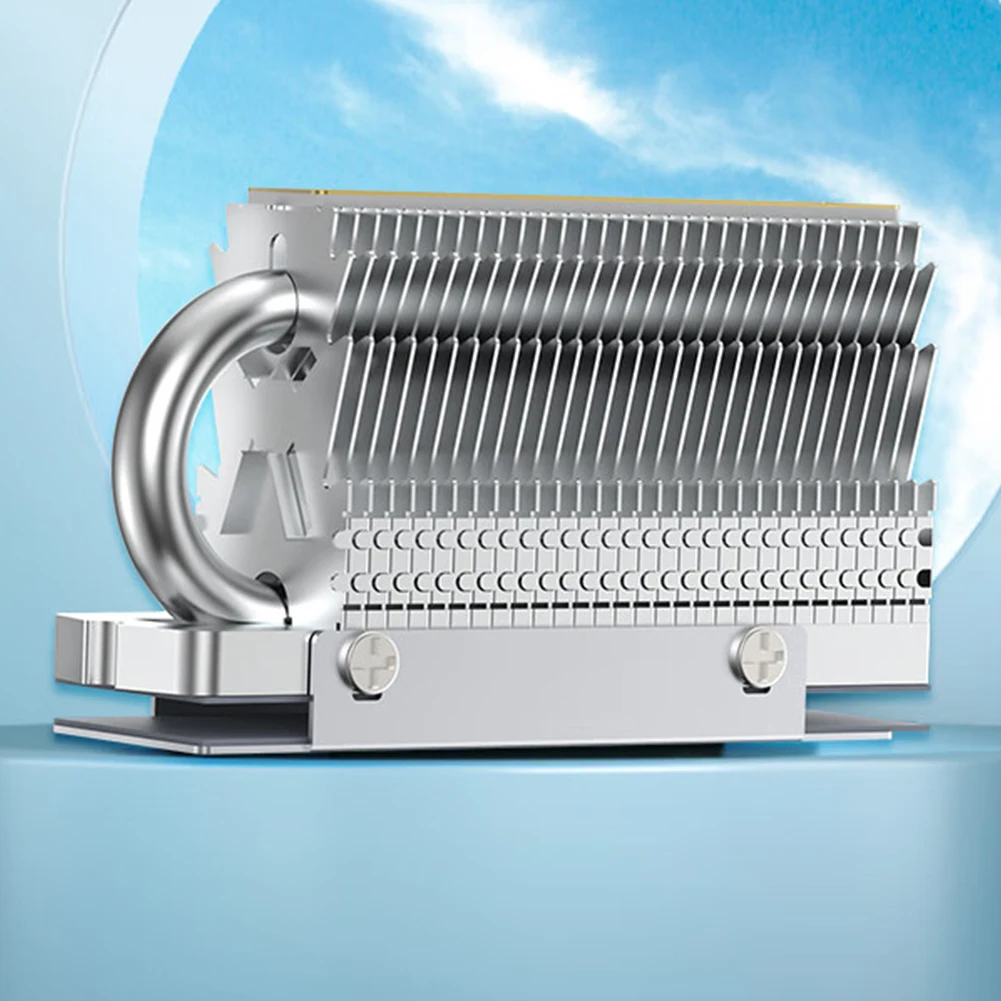 

Heat Sink Aluminum Fins SSD Cooler Radiator Double Bonding Welded Antigravity Heat Pipe for M.2 2280 Solid State Drive