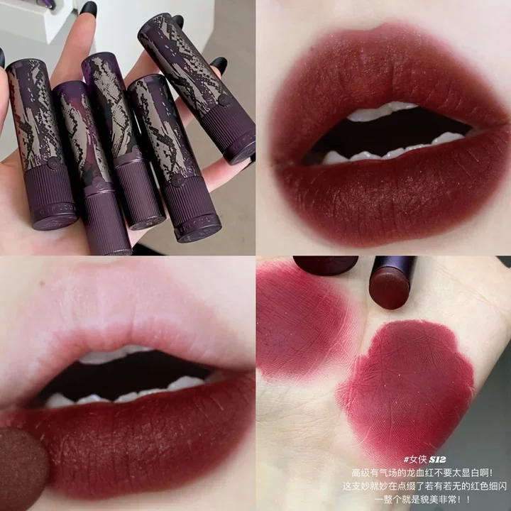 Szminka Girlcult Matte Lipstick, nawilżająca, intensywny kolor, z witaminą E, gładka, miękka tekstura, długotrwały matowy połysk.