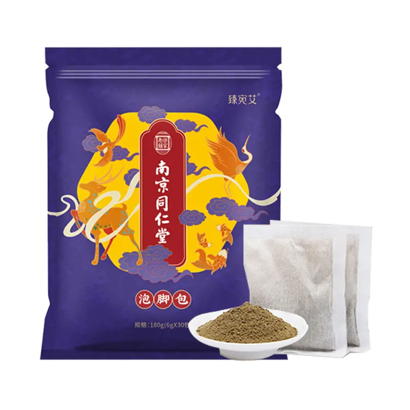 

30pc/Bag Herbal Foot Bath Bag Mugwort Detox Soak Powder Household Foot SPA Bag For Deep Cleansing Relaxation Stress Relief