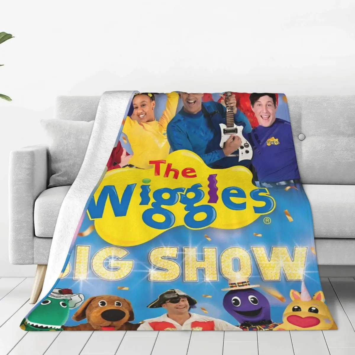 The Wiggles Blanket Australian Children's Music Group Super Warm Plush Bedding Throws For Decorative Flannel Bedspread Bed Cover