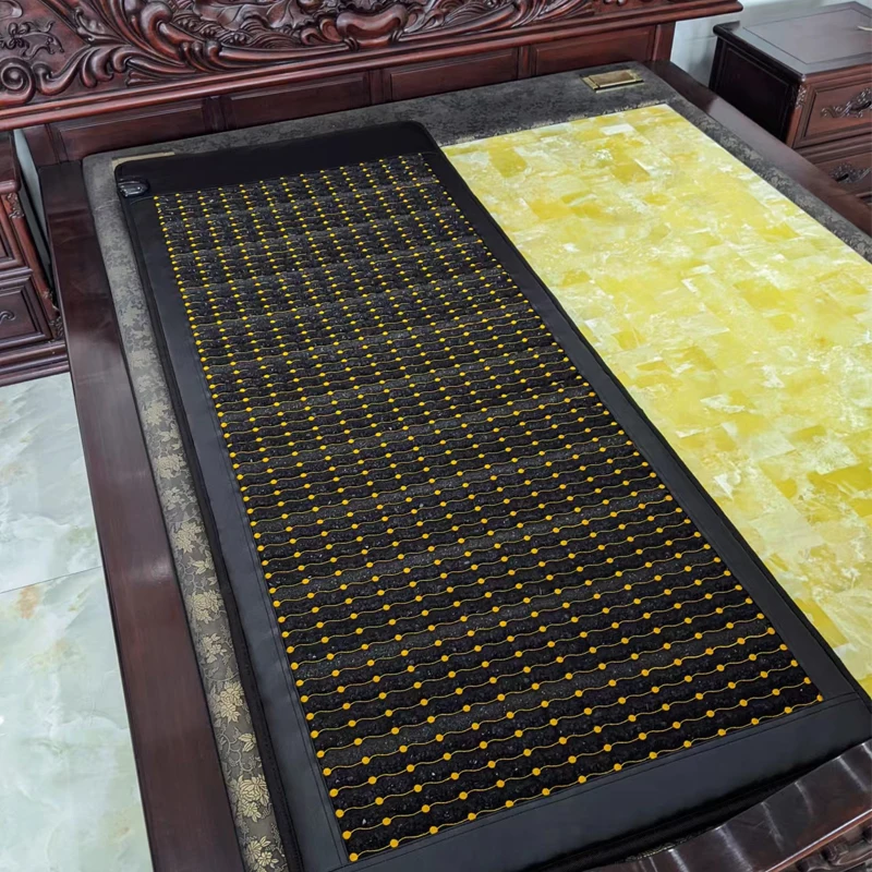 ALANDING YST-Tapis Chauffant Infrarouge Tourmaline Book ine Taille, Effet Sauna Clip, Thérapie FIR