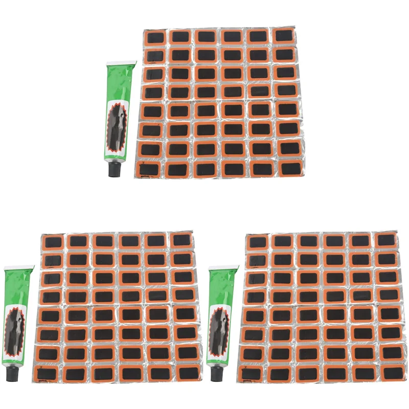

144 шт., черная овальная нашивка для шин, резиновая заплата для велосипедных шин, накладка на колесо в резиновом велосипеде, ремонт бескамерных шин