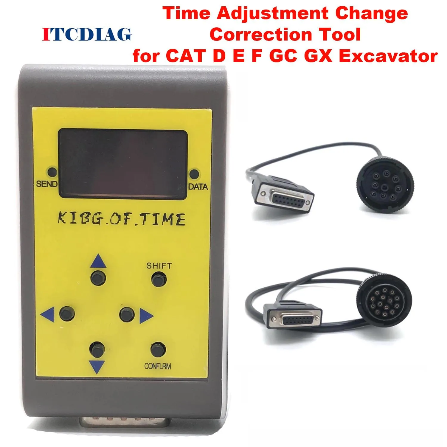 

Time Mileage Adjustment Correction Tool for CAT D E F GC GX Excavator Display Screen Hours Change Add and Reduce The Hours