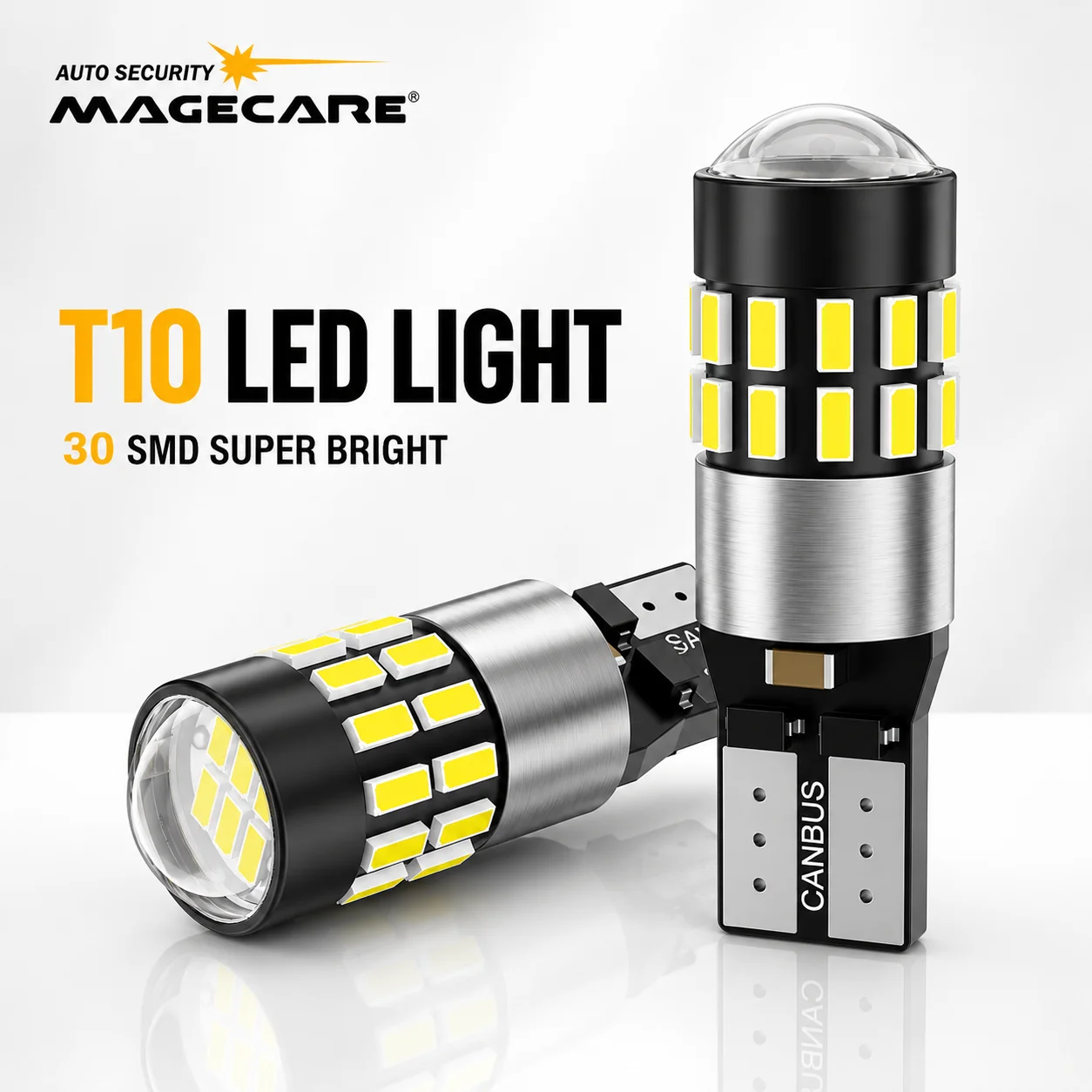 

2x High Power T10 194 920 912 921 168 LED Canbus Extreme Bright 30 SMD 3014 Chip Bulbs Car Parking Backup Reverse Wide Lights