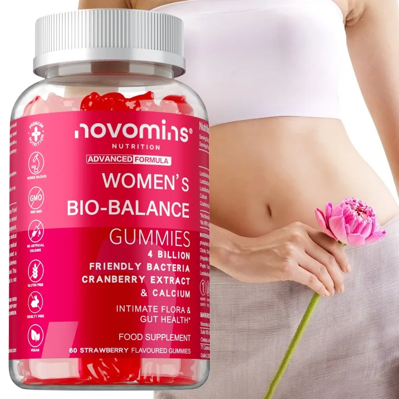 Women's Bio-Balance Gummies - Support Weight Management Improves Metabolism & Bloating Hot Flashes,Night Sweats Mood Supplements