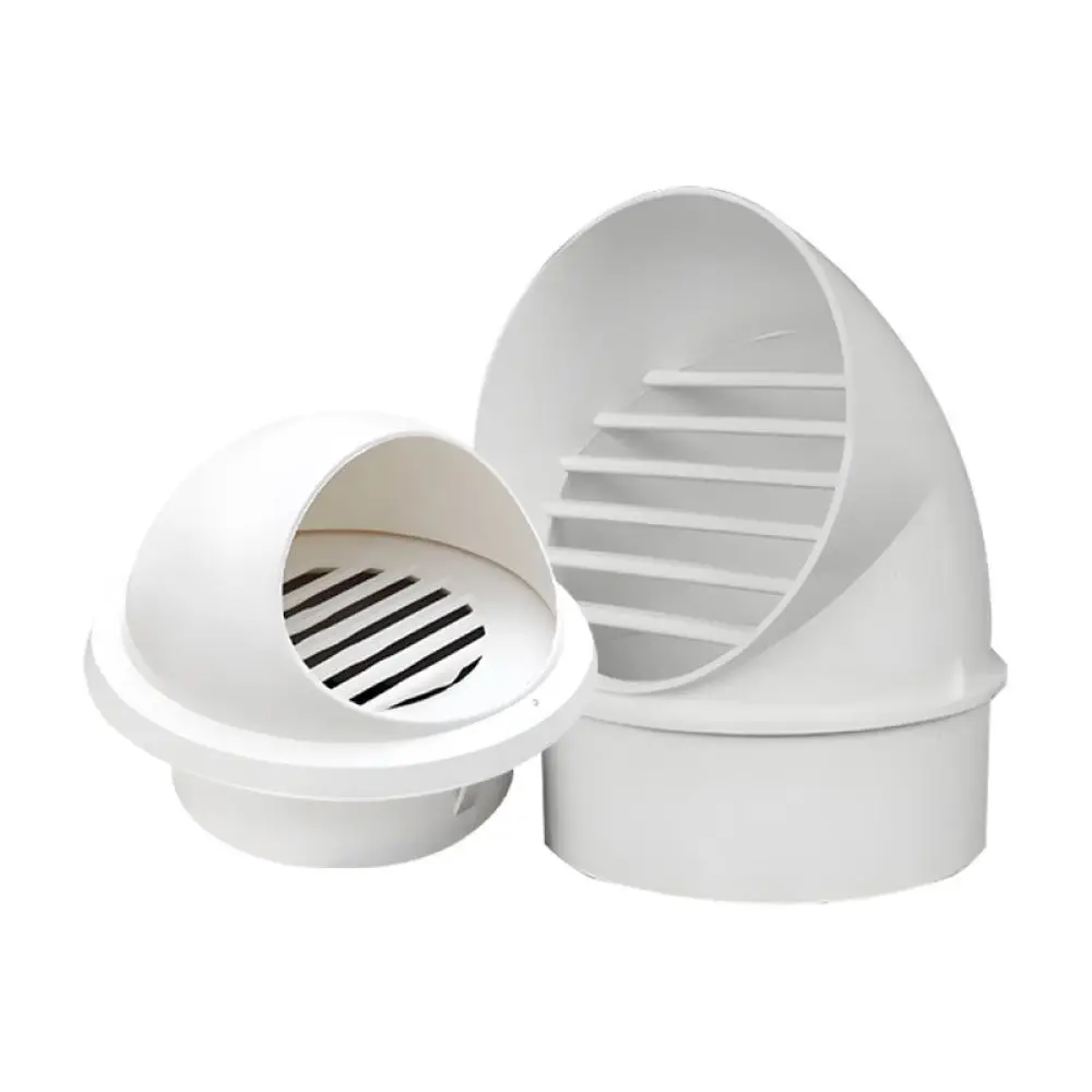 Waterproof Roof Ventilation Cowl PVC Air Exhaust Vent Cap For Range Hood Duct Pipe Ventilation Grille Home Improvement Tool