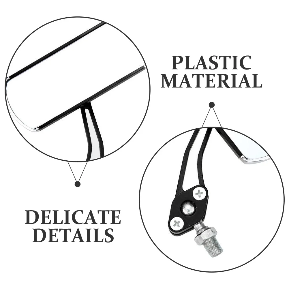 Bicycle Mirrors 360 Degree Adjustable Wide Angle Clear Vision Rear View Mirror for Bike Handlebar 22.2mm Mounting