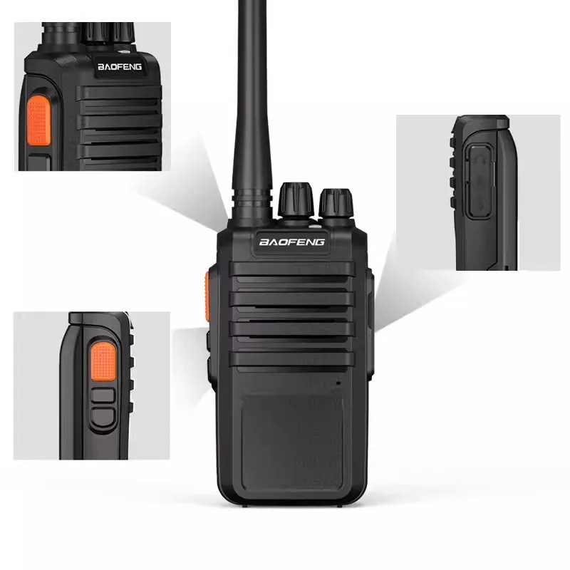 Baofeng BF-1904 Deluxe Mini Walkie Talkie professionale tipo C caricabatterie rapido campeggio portatile ad alta potenza all\'aperto