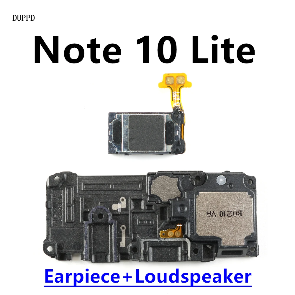 For Samsung Galaxy Note 10 Lite SM-N770F N770 Top Earpiece Ear Speaker Bottom Loudspeaker Speakerphone Buzzer Ringer Replacement