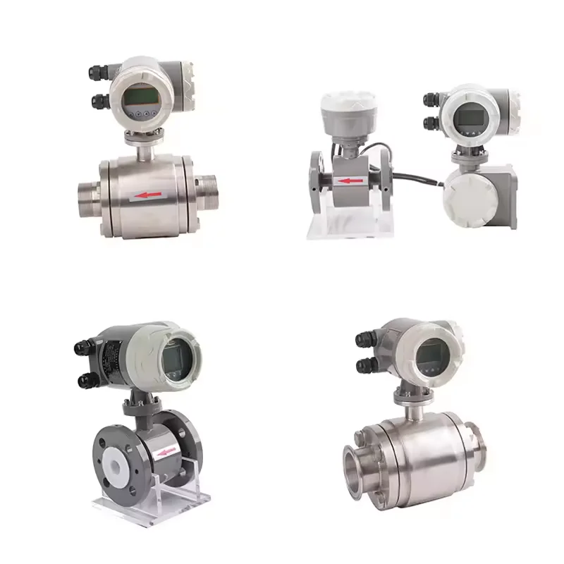 tri-clover Intelligent Electromagnetic Flowmeter liquid waste water chemical digital Flow meter