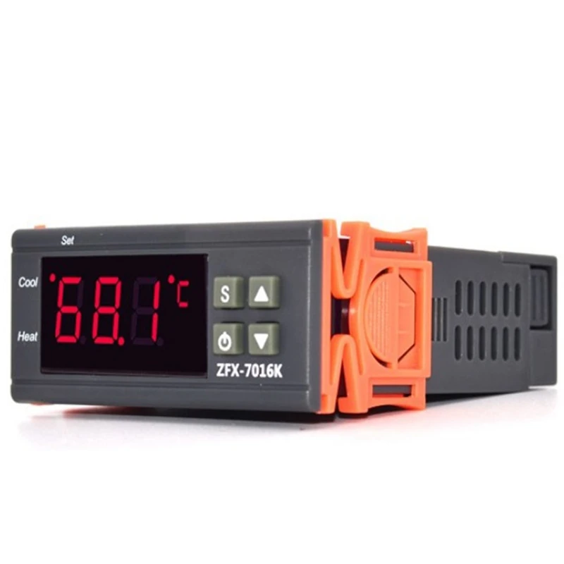 7016K AC 90v-250V 30A LED Digital Temperature Controller Industrial Thermostat Thermoregulator Incubator 1-999 ℃