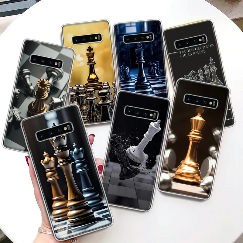 Competitive Chess Game Coque Phone Case For Samsung Galaxy S24 S23 Ultra S22 S21 S20 FE S10 Plus S10E S9 S8 + Lite Soft Cover