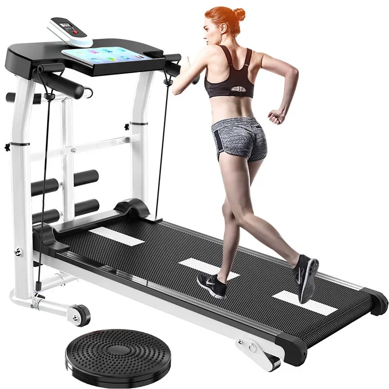 Treadmill Household Non-Electric Walking Super Silent Folding Small Indoor Gym Mini Mechanical Fitness Equipment