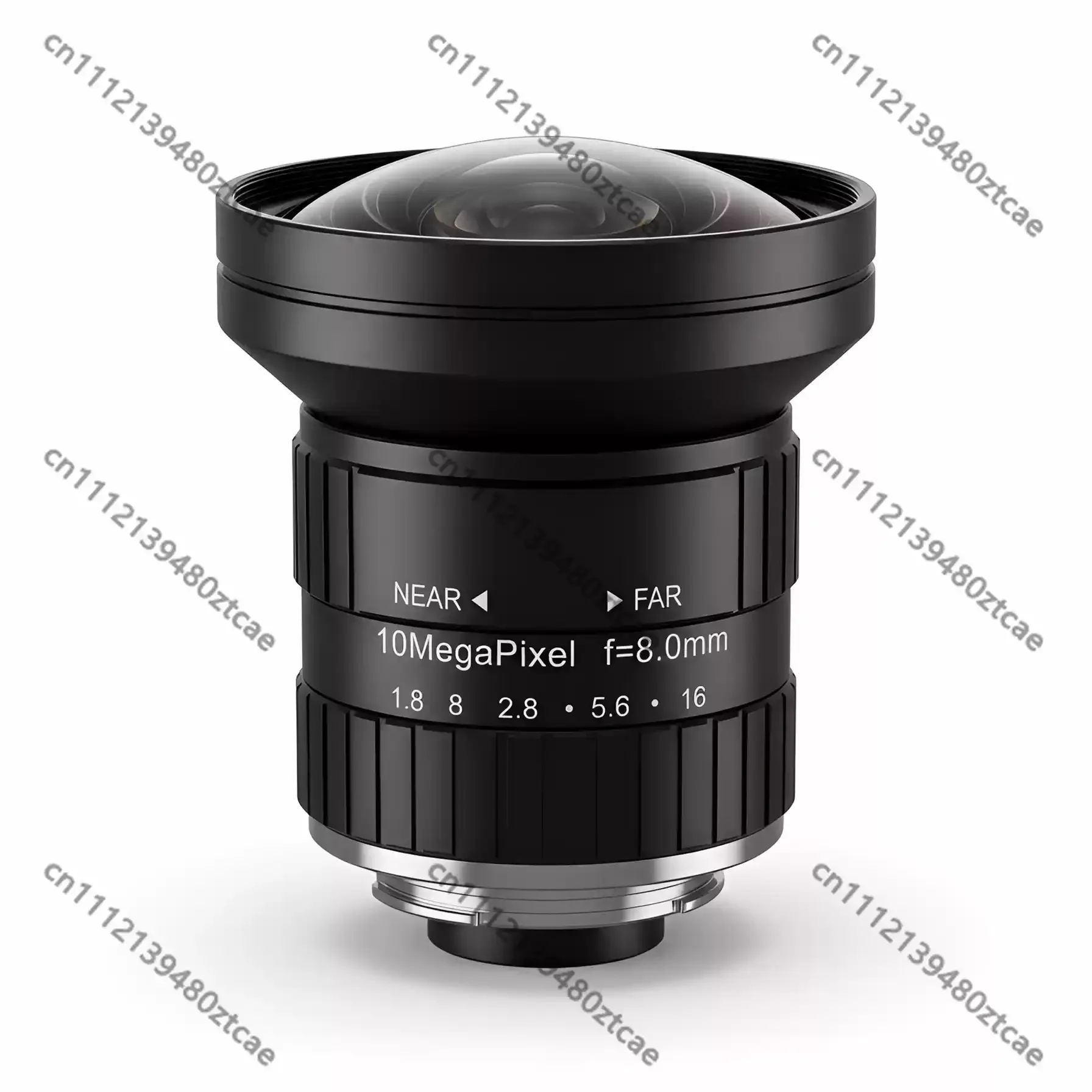 10MP Industrial Machine Vision Lens 1‑Inch Sensor 8MM Fixed Focal Length C‑Mount Lens For Road Monitoring Inspection Equipment