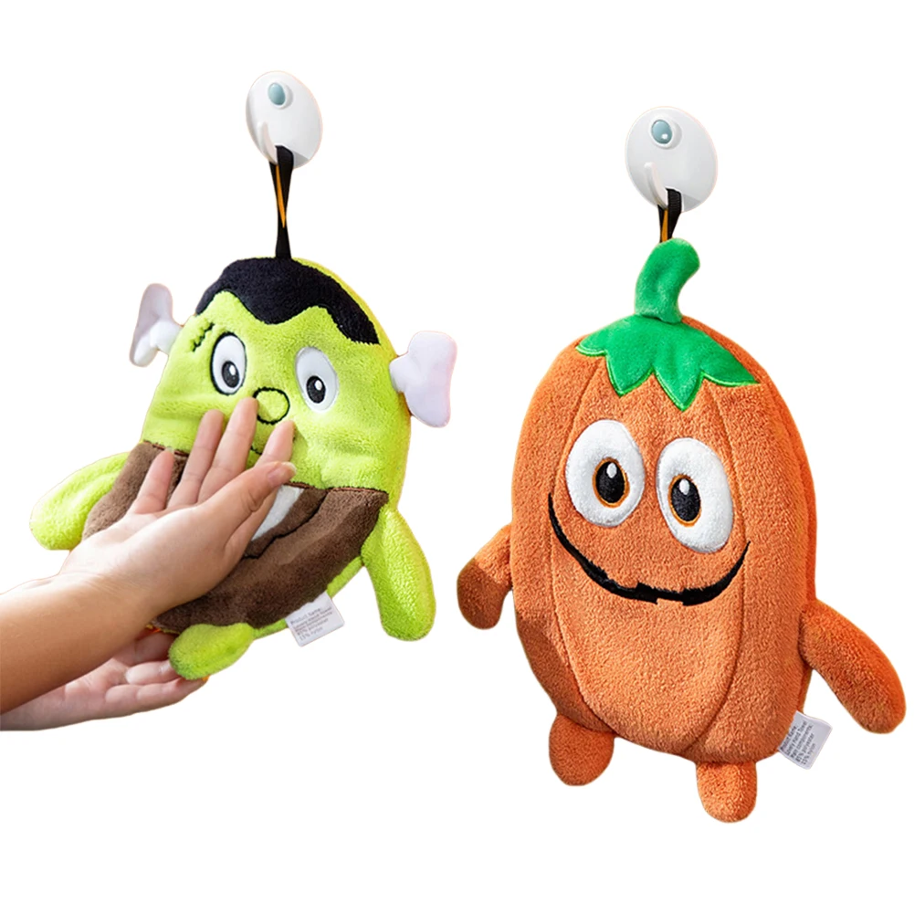 

Halloween Dish Towel Decorative 12.6 X 10.2 Inch Kitchen Towel Absorbent Dishcloth Bath Tie Towel for Drying Cleaning Cooking