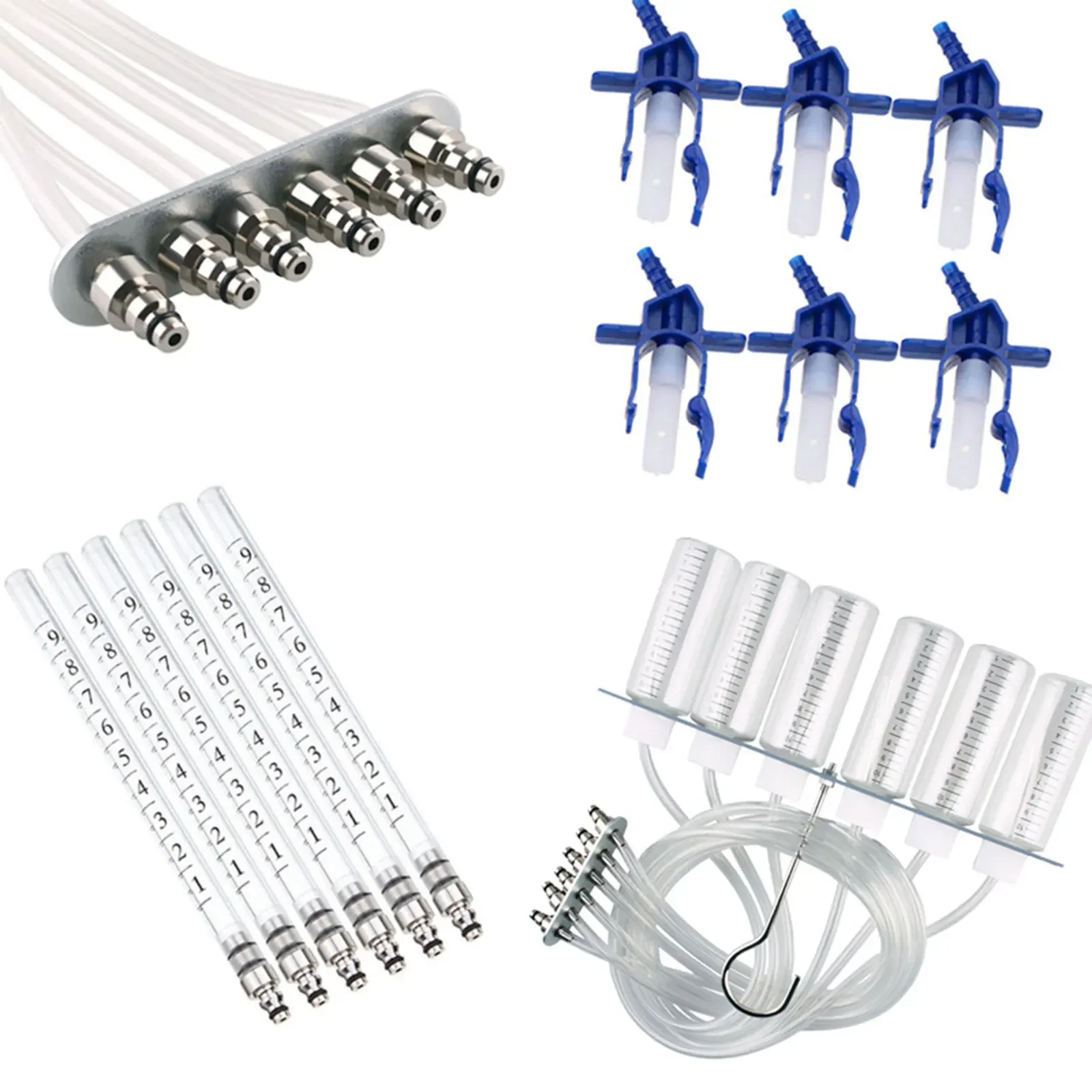 

New Diesel Injector Flow Meter Test Set Auto Repair Tools for Vehicle Truck Fuel Injector Oil Injectors Easy to Install Auto