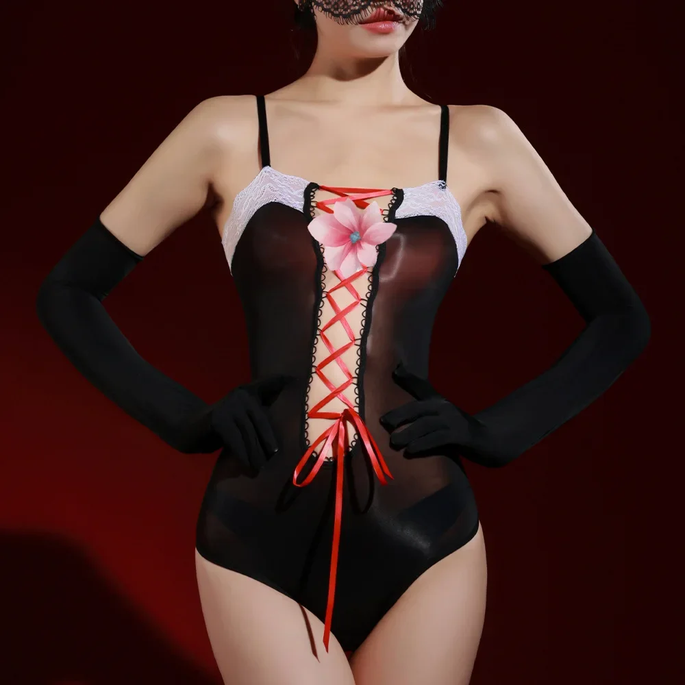 

Сексуальное женское белье, женский боди, тонкий японский купальник, бикини, мокрый порно, масляный блестящий комбинезон, ажурный перекрестный ремешок, тело Femme Bodycon