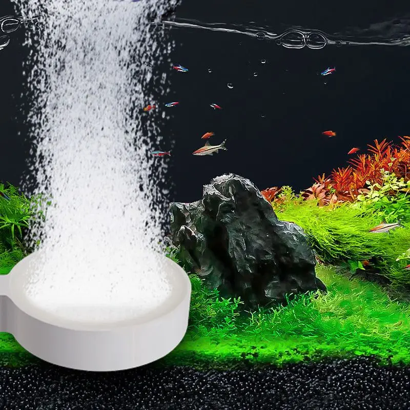 Aquarium Air Pump Fish Tank Oxygen Pump Oxygenation Plate Air Refiner Quiet Nano Air Tray Bubble Disk