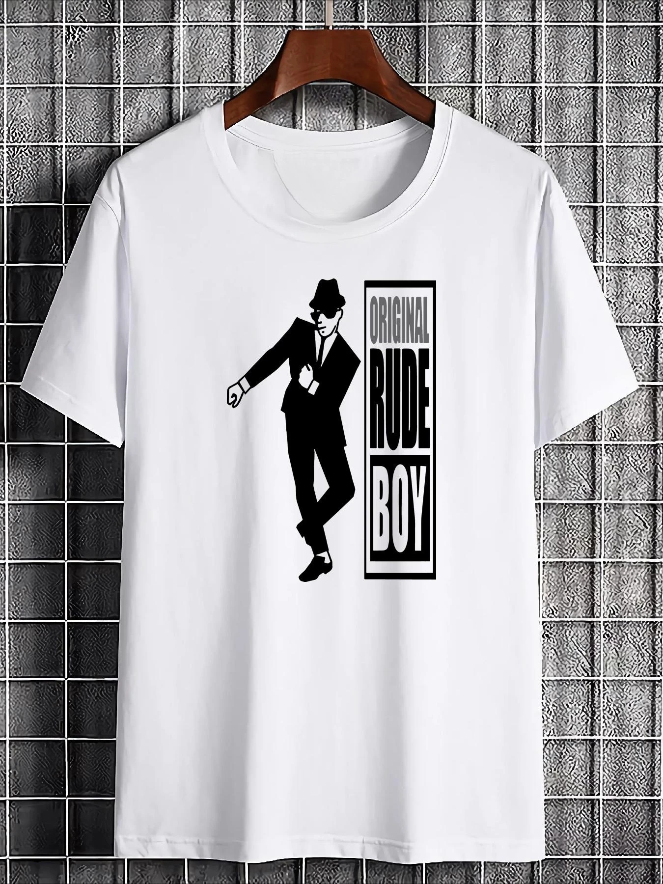 Rude Ska 2 Tone Specials Madness Cool unisex T-shirt with a unique street style and comfortable pattern Soft men's style