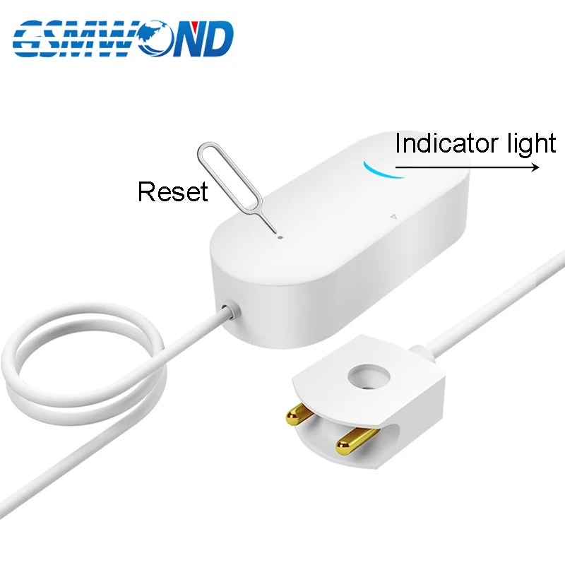 Tuya WiFi Water Leakage Detector Water Level Sensor Smart Home Flood Overflow Security Alarm System Work With Tuyasmart APP