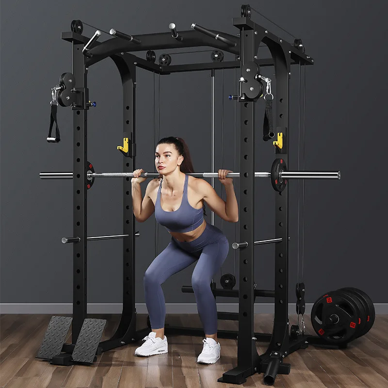 Wholesale Multi Functional Strength Training Squat Rack Smith Machine  Power Rack