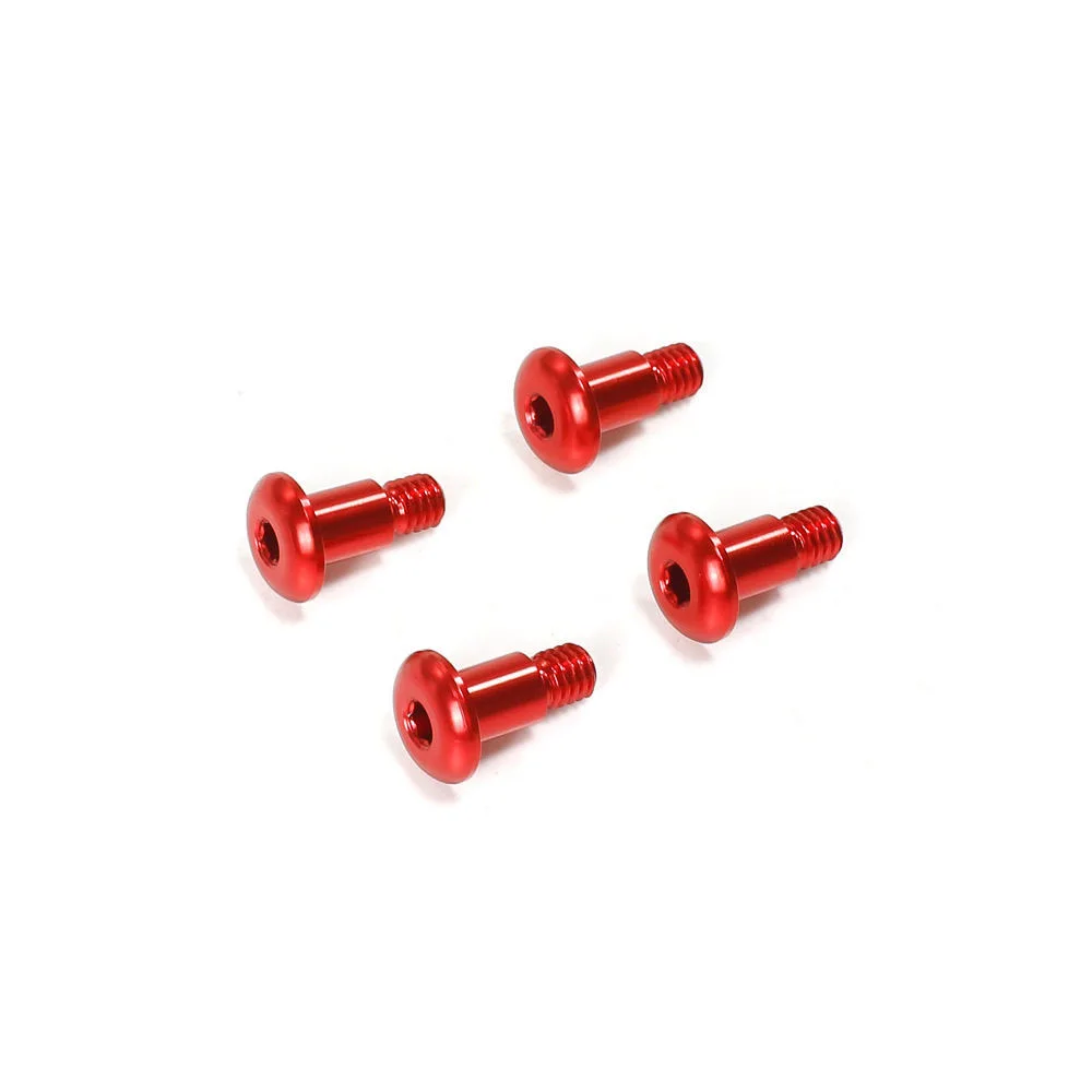 Tornillo escalonado M4 de Metal, 4 Uds., para Tamiya TT02 TT-02 TT02B 1/10 RC, piezas de mejora de coche, accesorios