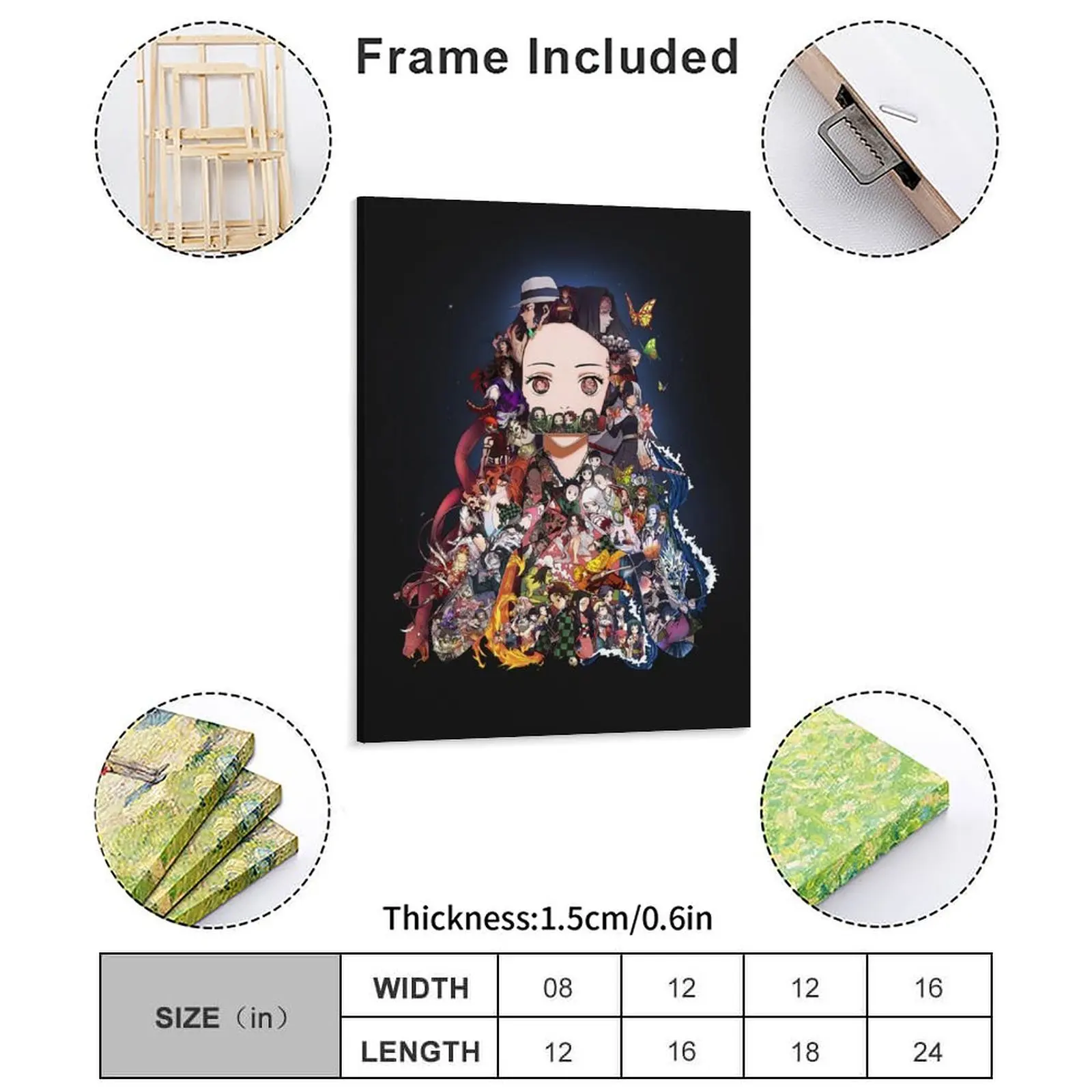 Anime Canvas Painting Poster Rusty Garage Club Bar Print Cinema Framed Wall Paintings