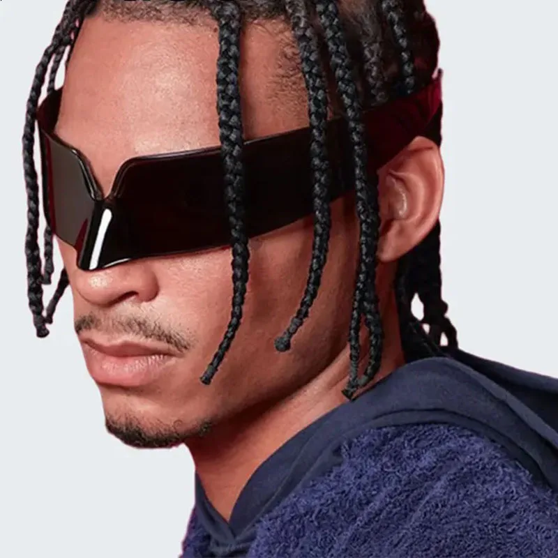 y2k Luxury Brand Designer Vintage Rimless Sunglasses Women For Men Sun Glasses Punk Party Bird Nose Masked Cool Goggle UV400