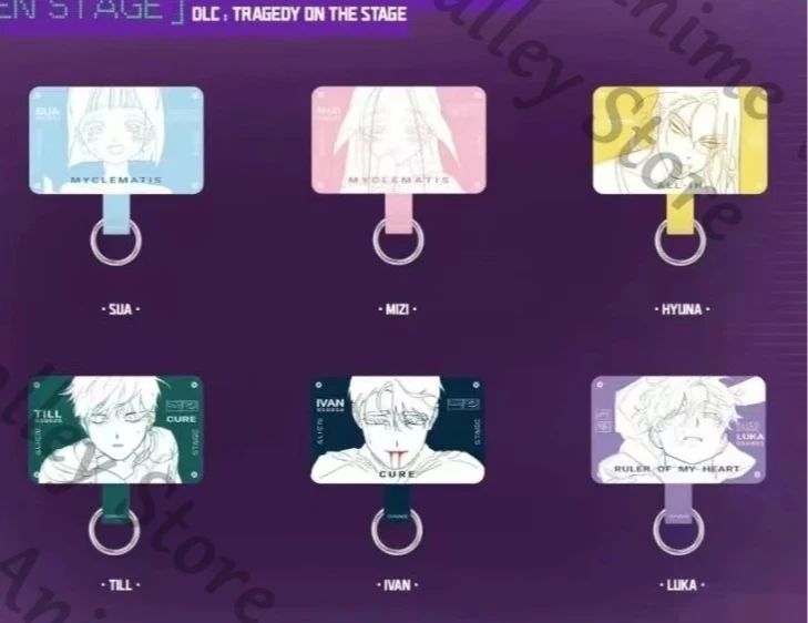 

Подлинная аниме Alien Stage Ivan Till Luka Sua Hyuna MiZiCosplay, застежка-крючок для мобильного телефона, мультяшные крючки, пряжка, брошь на Рождество