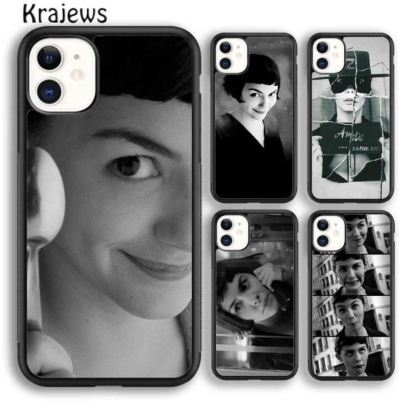 Amelie Poster Classic France Movie Phone Case Cover For iPhone 16 15 14 plus XS XR 11 12 mini 13 pro max coque Fundas