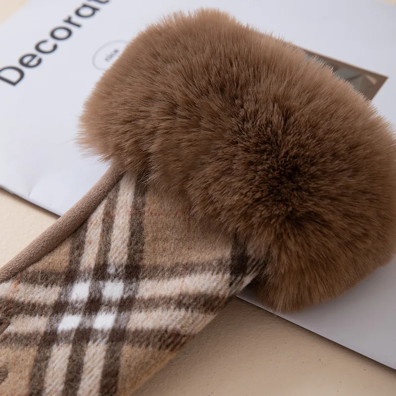 2025 겨울 여성용 열선 터치스크린 장갑 플리스 안감 라이딩 바이크 오토바이 미끄럼 방지 방풍