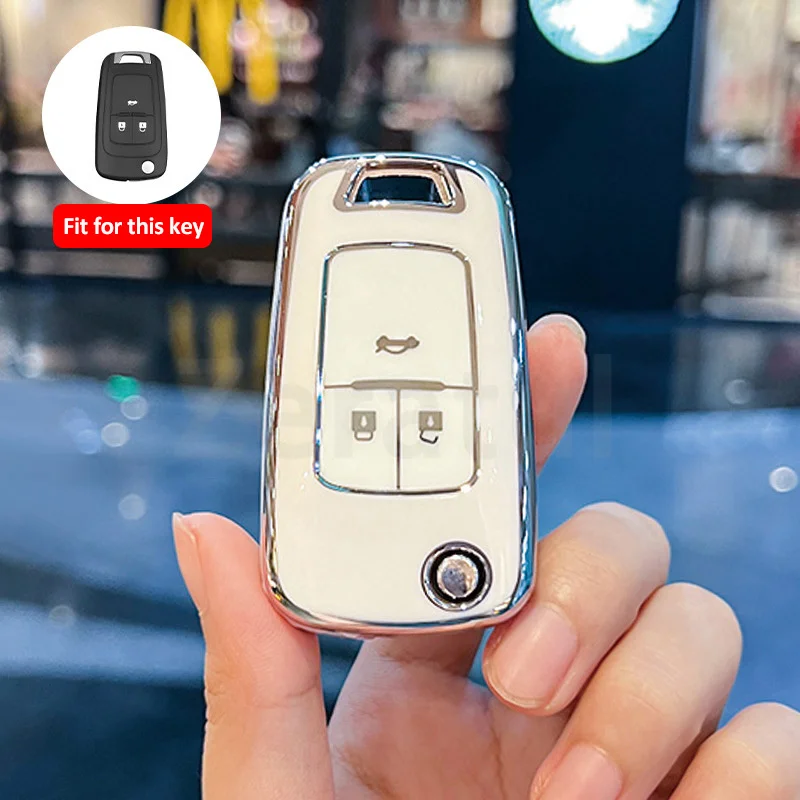 3 Buttons Auto Flip Remote Car Key Shell Fob Case Accessories for Chevrolet Aveo Cruze Epica Camaro Lova Impala Sail Spark