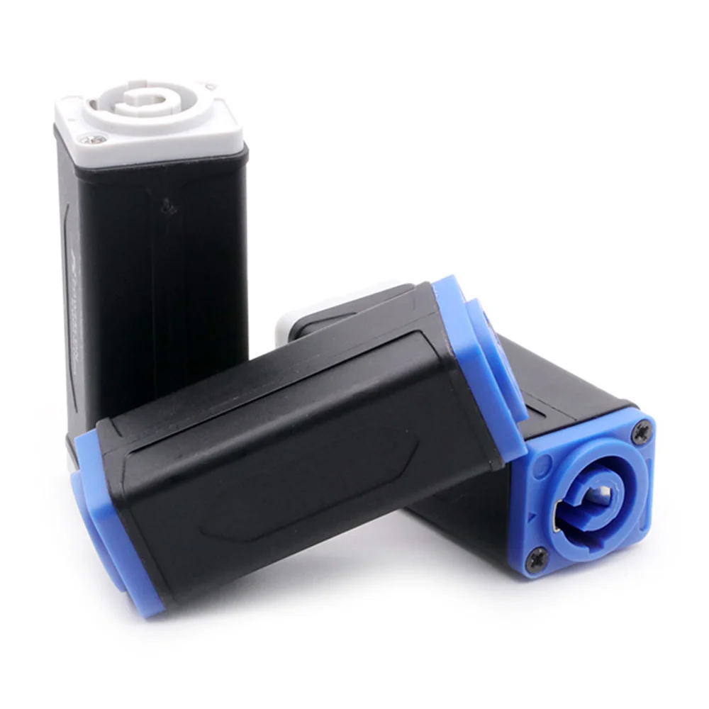 10pcs/lot 3 Pin AC Device Power Coupler Extender 20A/250V LED AC Power Adapter Stage Light AC Power Connectot Socket