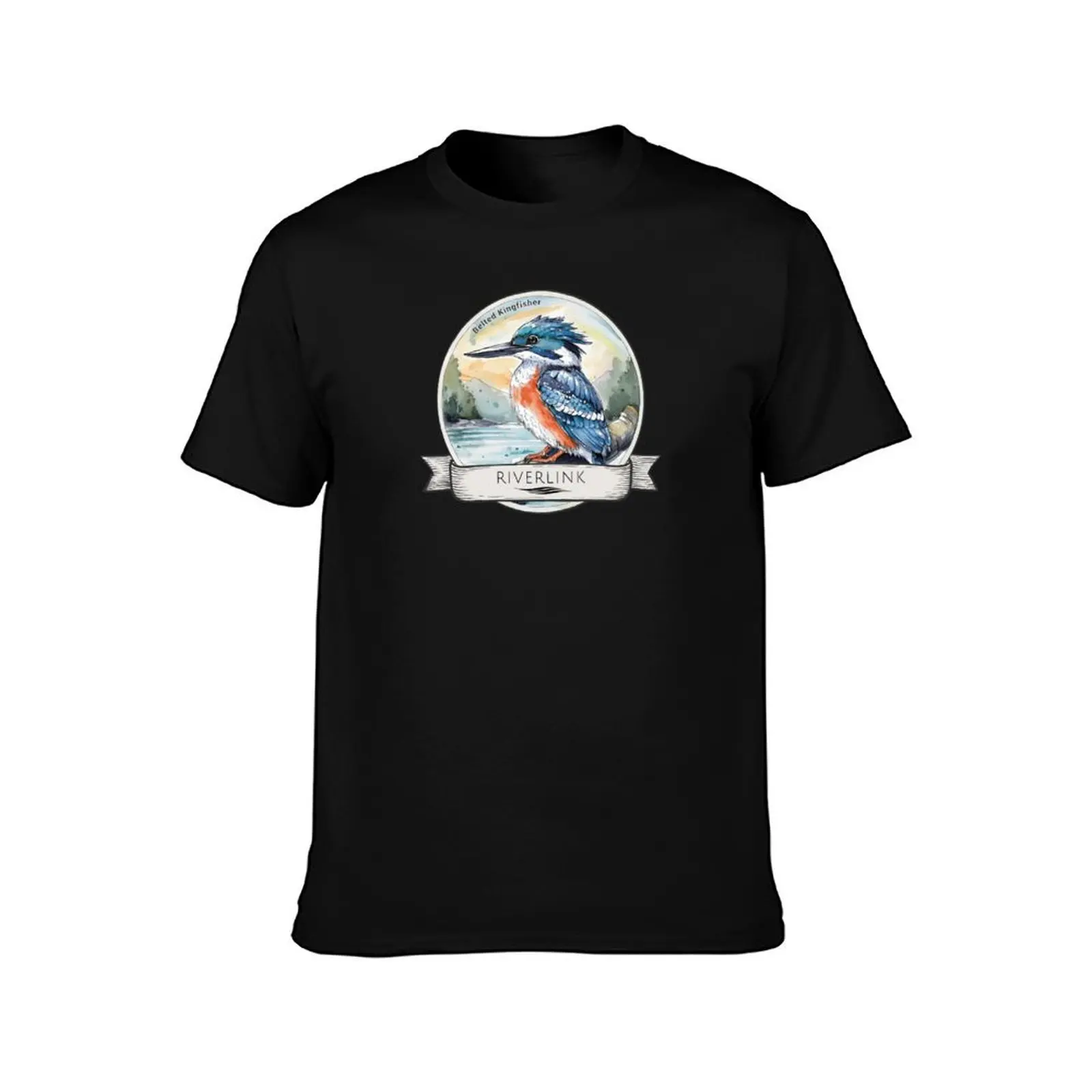 Masterworks: Belted Kingfisher T-Shirt Summer Casual Cotton Tee Oversized Streetwear Tops Vintage Graphic Print 100% Cotton