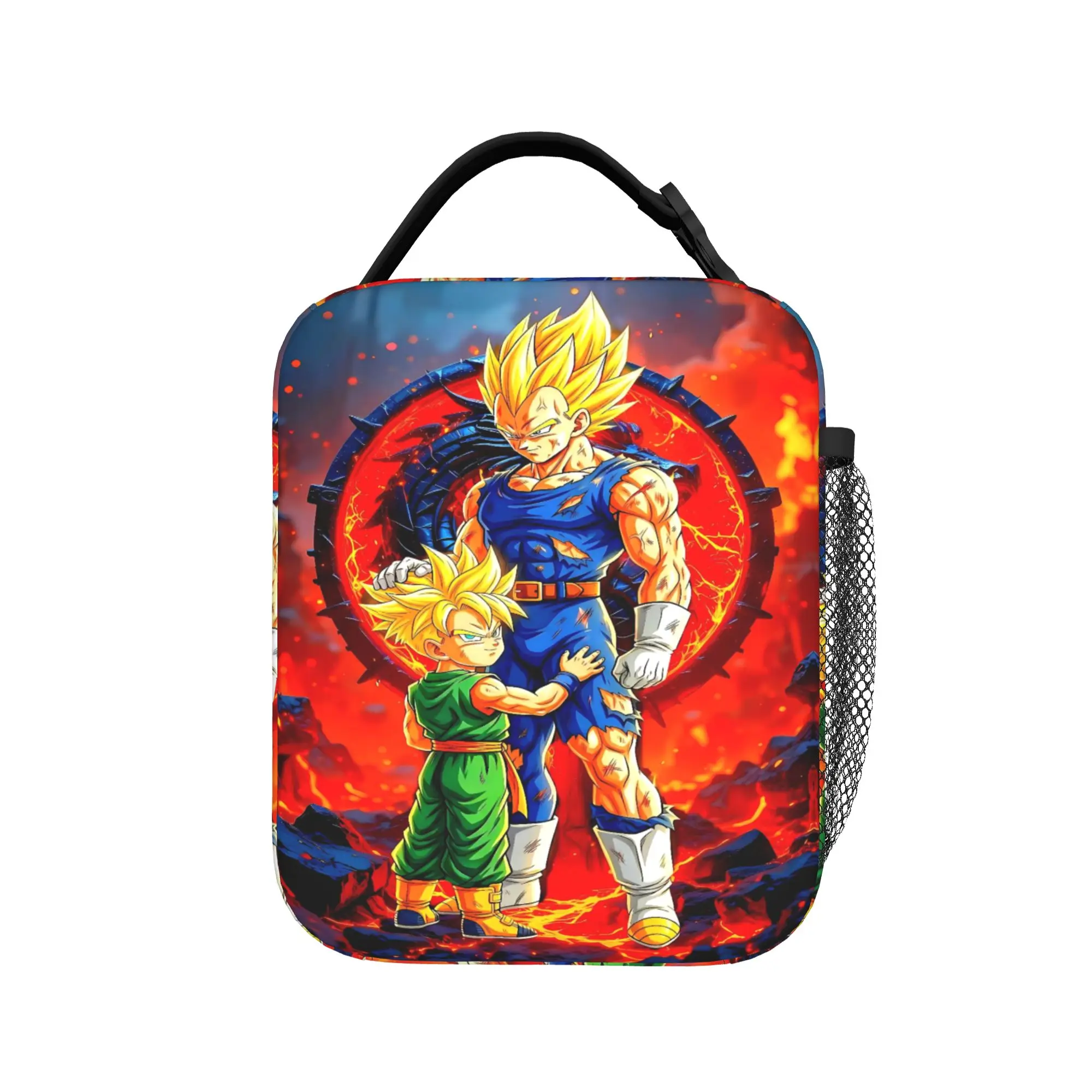 Lunch Bag Dragons Ball Anime Song Goku Picnic Lunch Box For Child  Cute Portable Designer Thermal Tote Handbags Back To School