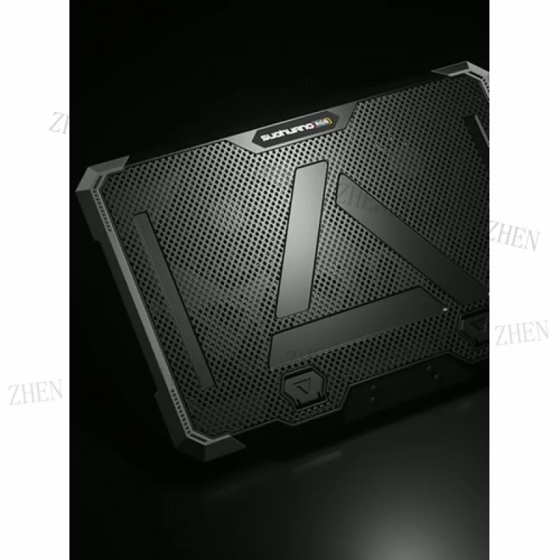 Y 2IN1 Laptop Cooler Pad Notebook Radiator Cooling Fan Stand Phone Holder RGB USB