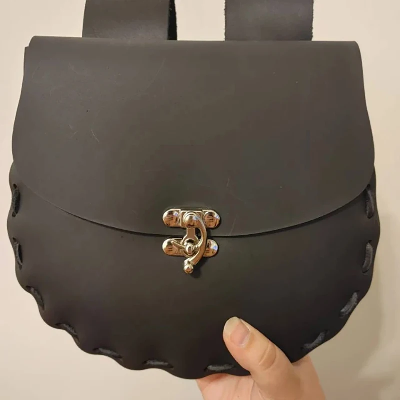 Medieval Renaissance Style Coin Purse Vintage Pu Leather Belt Bag Role Playing Props Bags Halloween Party Accessories Unisex New 2