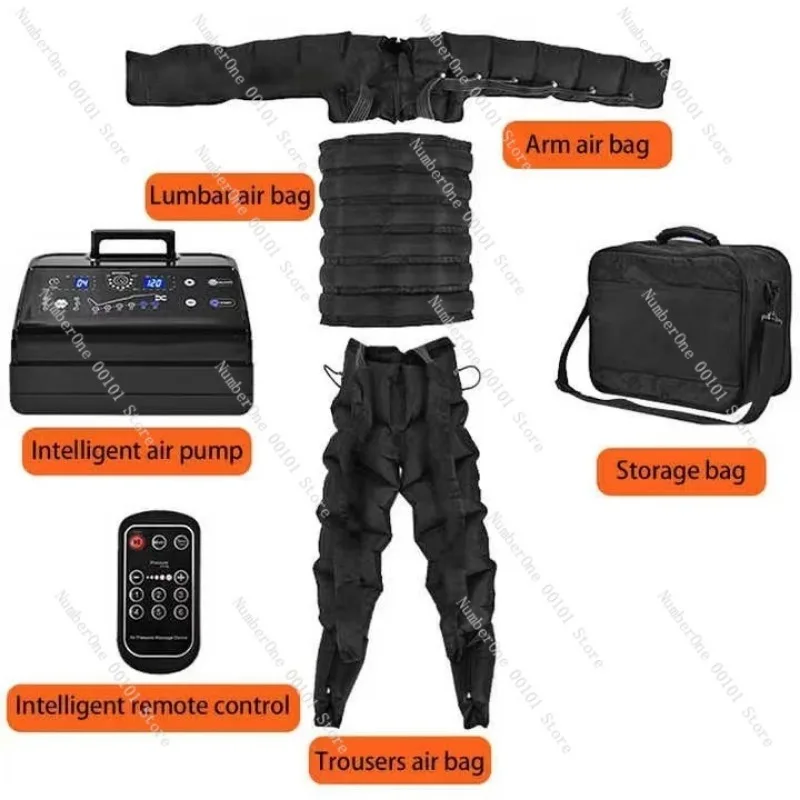 

Home Air Compression Leg Massager, Pneumatic Airbag Calf Wraps, Circulation Boost Recovery System, Relaxation Massage